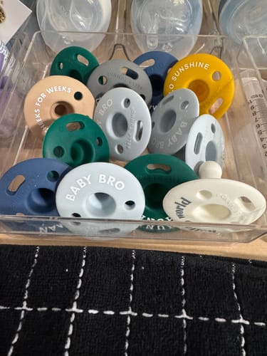 Customer photo review of Hunk Bubbi™ Pacifier