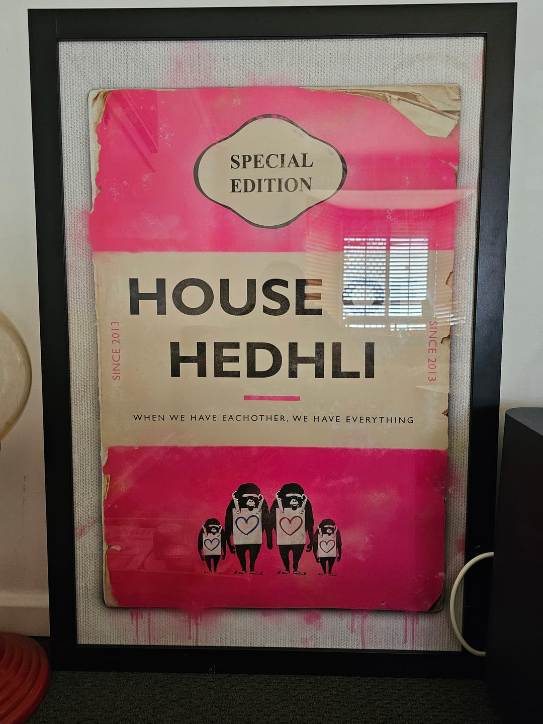 Customer photo review of Personalised Book Cover Art Print (Family Edition)