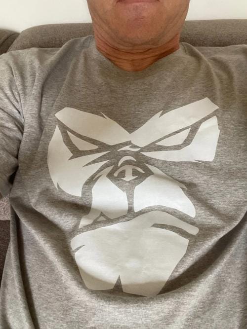 Customer photo review of Gymfit Gorilla T-shirt