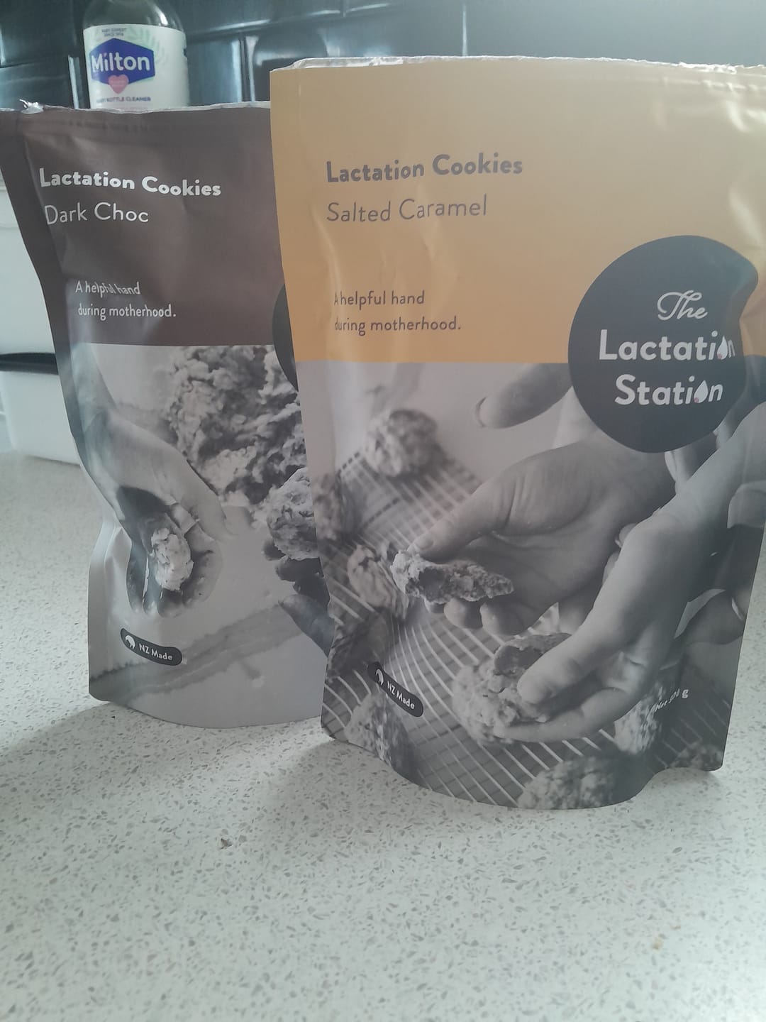 Customer photo review of Salted Caramel Lactation Cookies