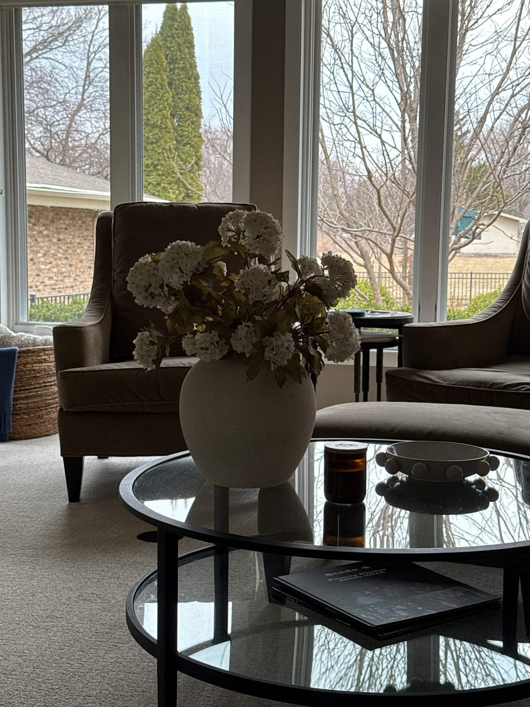 Customer photo review of Zoe Ceramic Vase - Beige