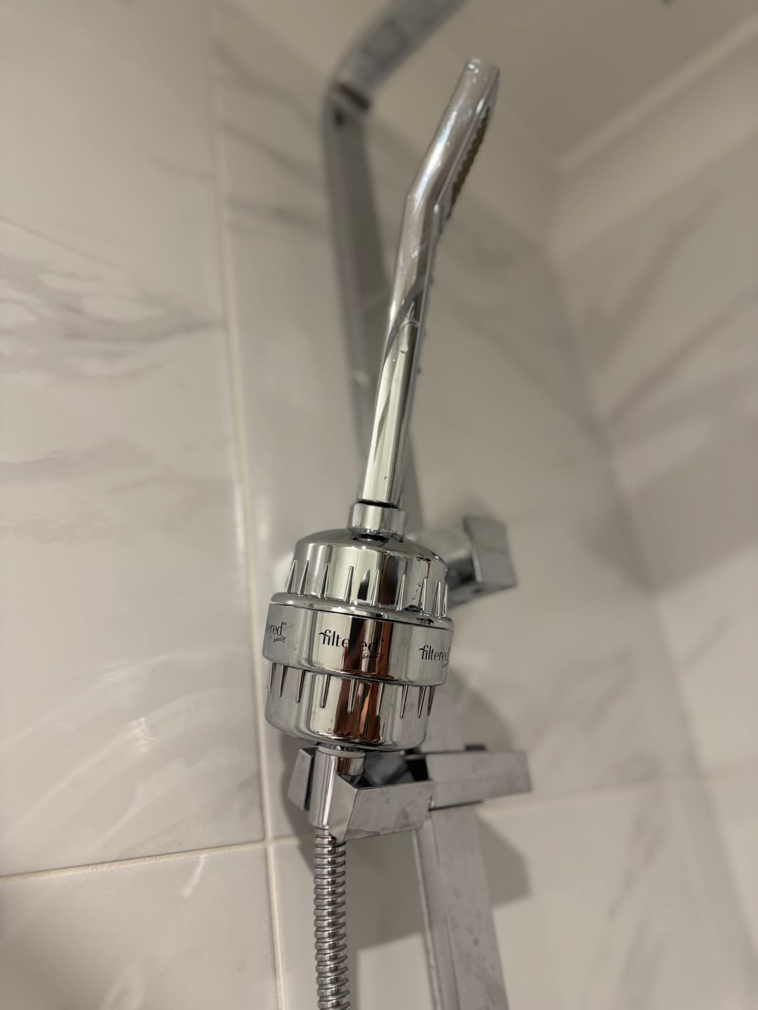 Customer photo review of Shower Purifier - Silver