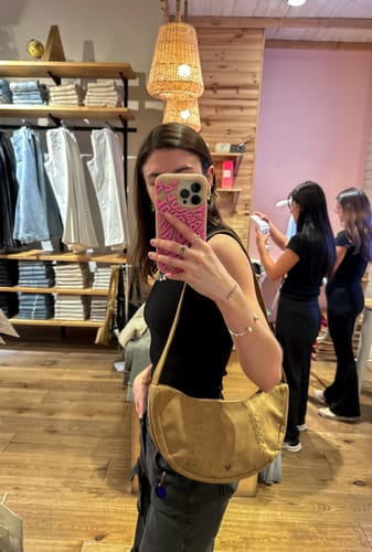 Customer photo review of Baguette Bag Beige