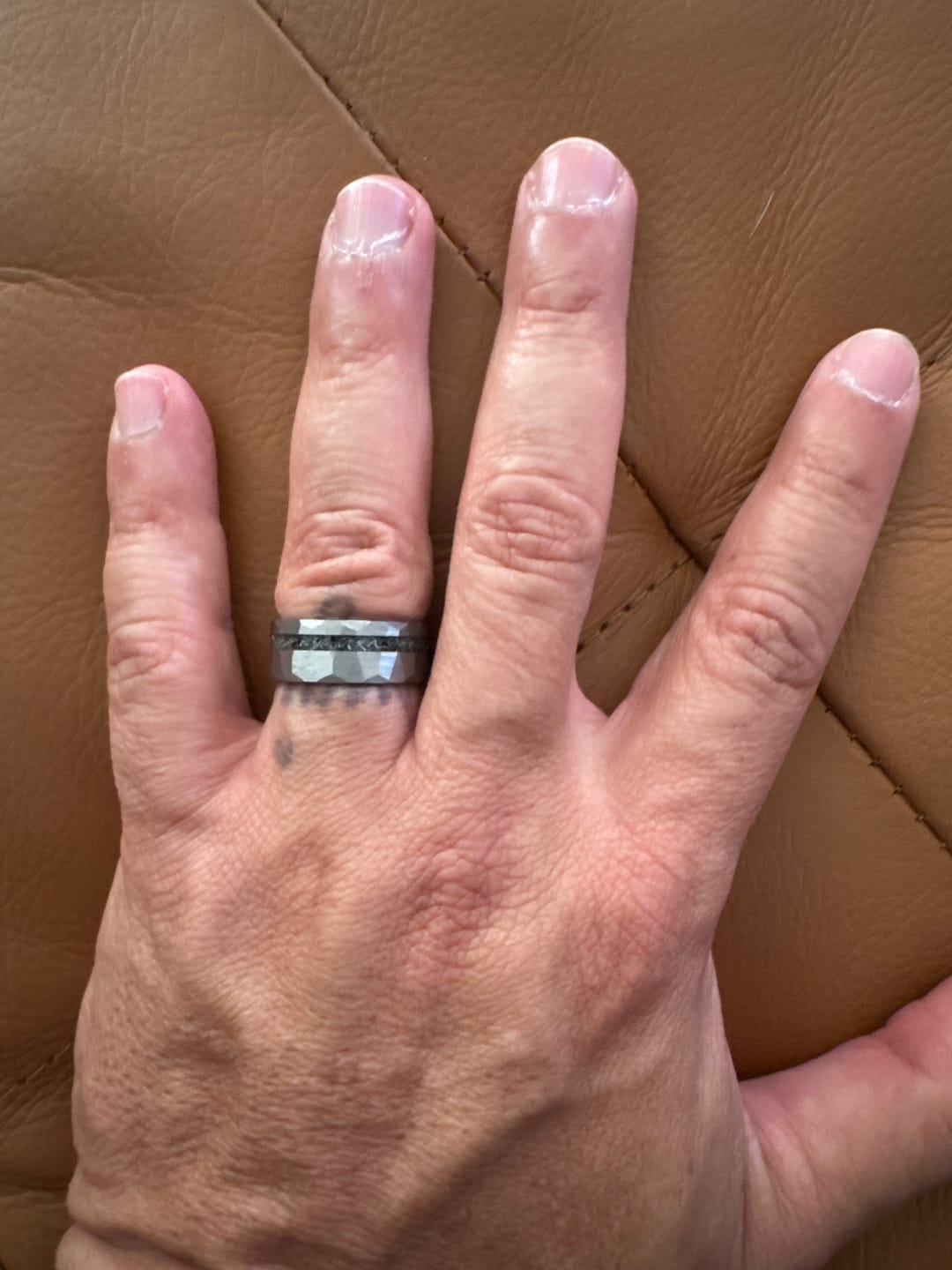 Customer photo review of Hammered Meteorite