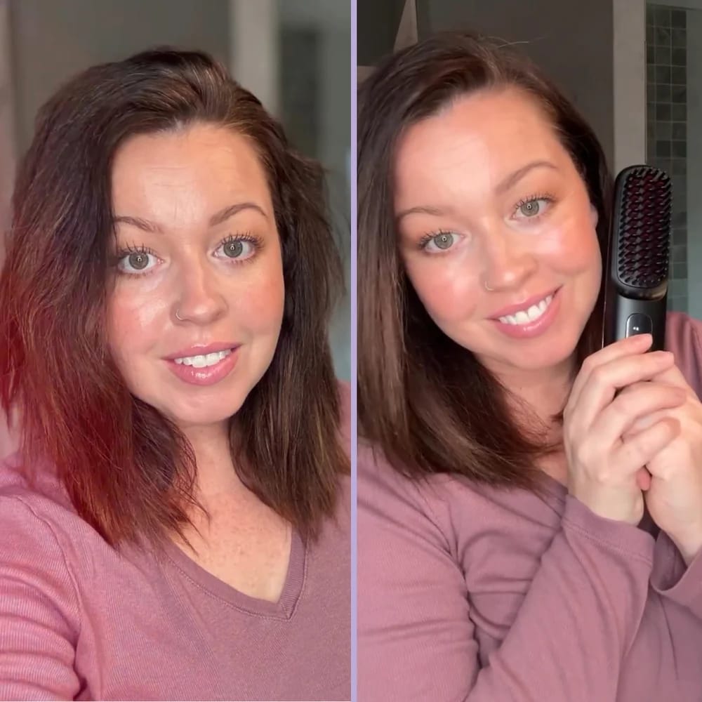 Customer photo review of LumaHair Pro hajformáló
