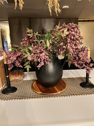 Customer photo review of Faux Dusty Plum Stem