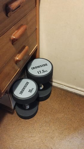 Customer photo review of Mancuerna Circular Premium 2.5 a 40 kg IRONSIDE (unidad)