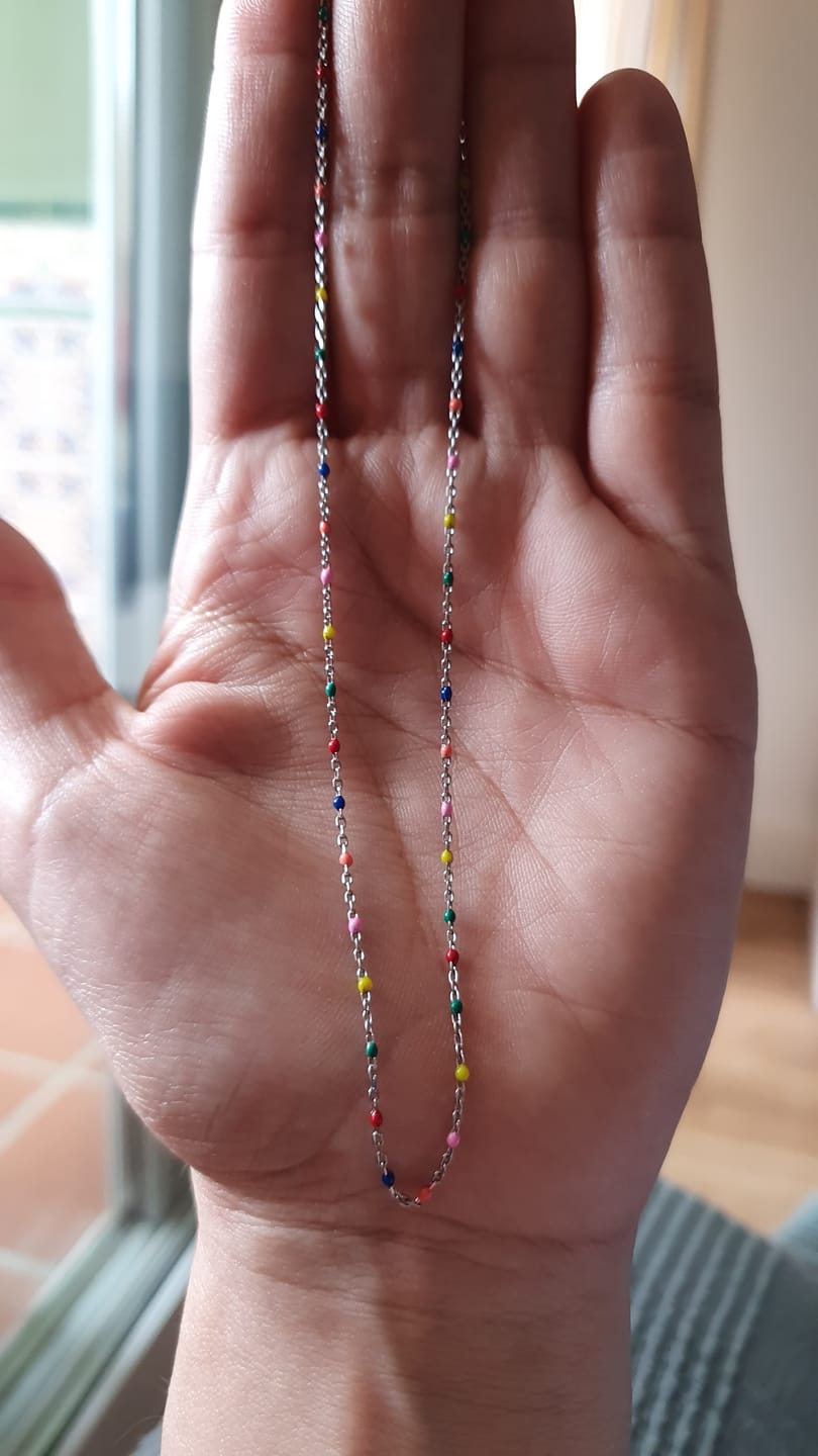 Customer photo review of Collar Cóctel Colors
