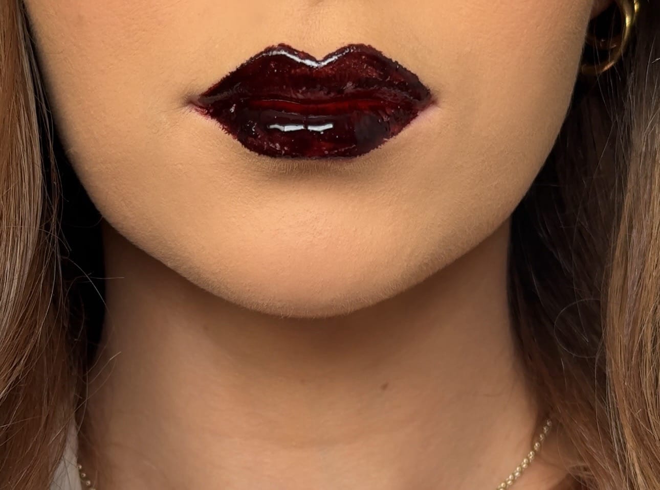 Customer photo review of Peel-off Lip Stain