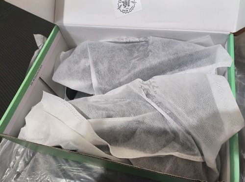 Customer photo review of MRA Midnight Silk Royale Sneakers