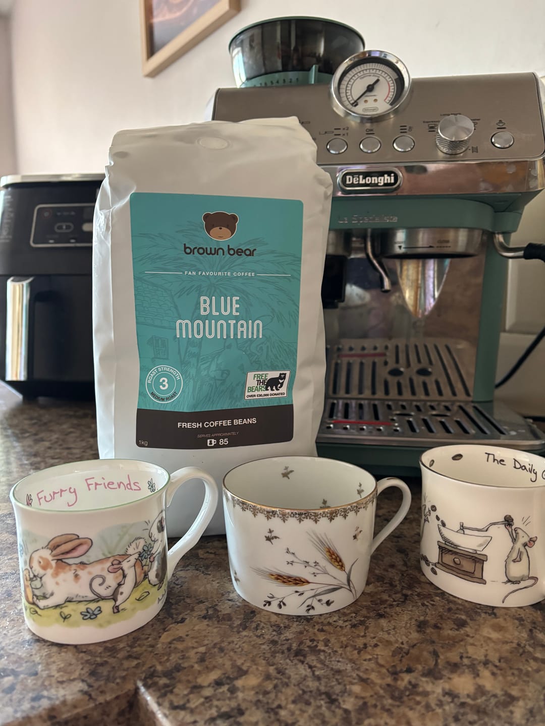 Customer photo review of Medium Roast Coffee - Blue Mountain - Strength 3