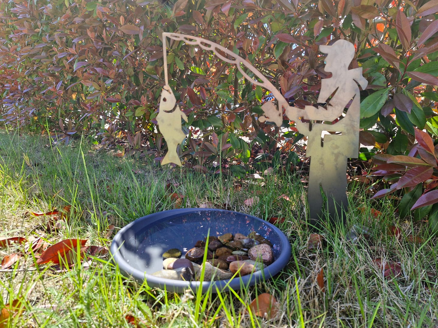 Customer photo review of Gartenstecker Angler