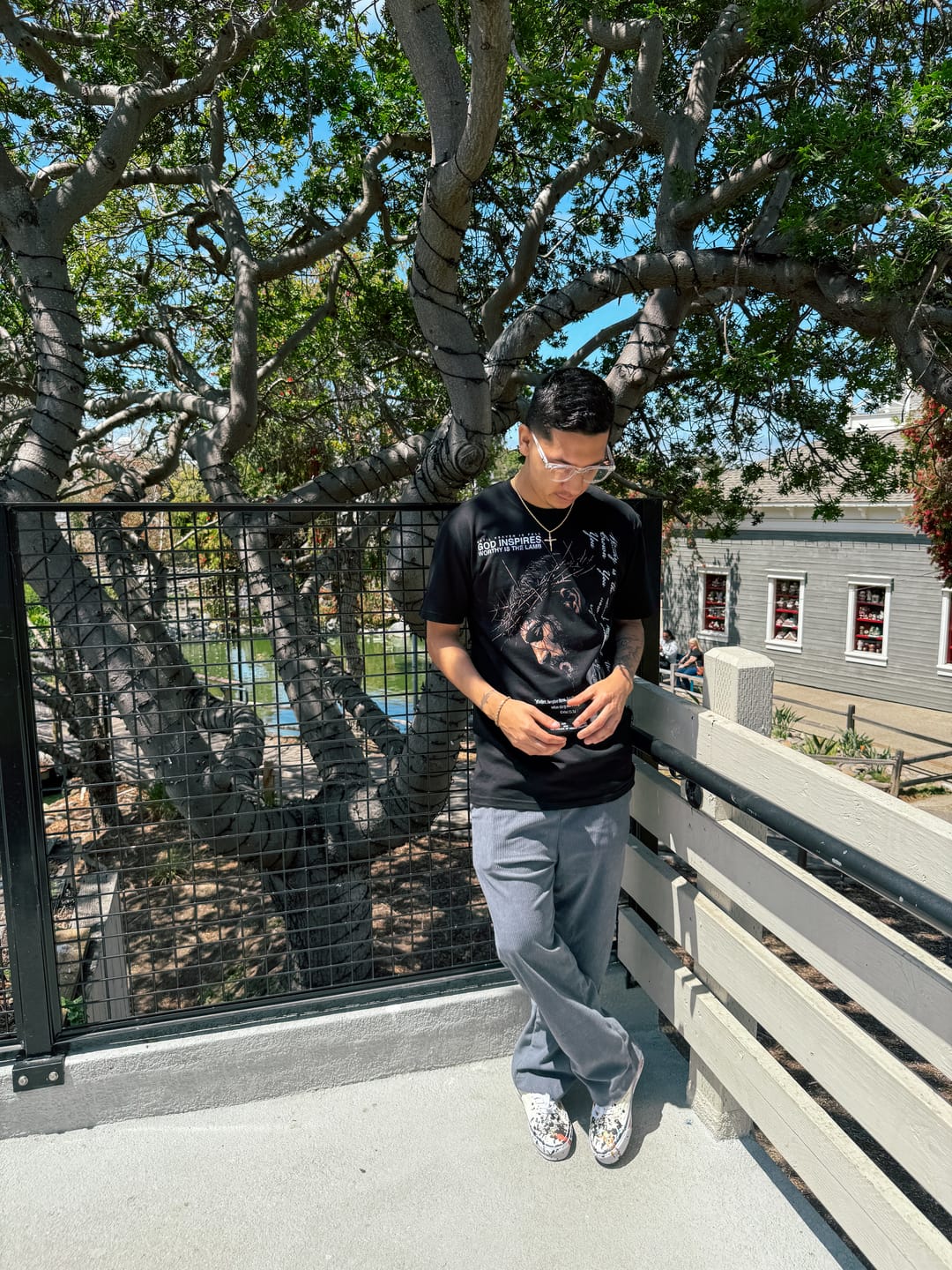 Customer photo review of 'Worthy Is The Lamb' Staple T-Shirt