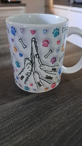 Customer photo review of Beste Hunde Mama 3D Optik - Individuelle Tasse