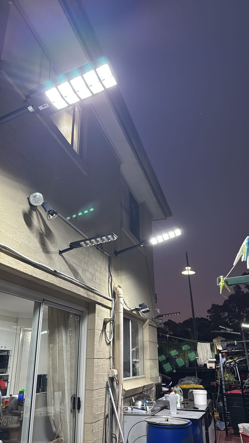 Customer photo review of Solar LED Street Light Outdoor Motion Sensor Control 100/200/300W