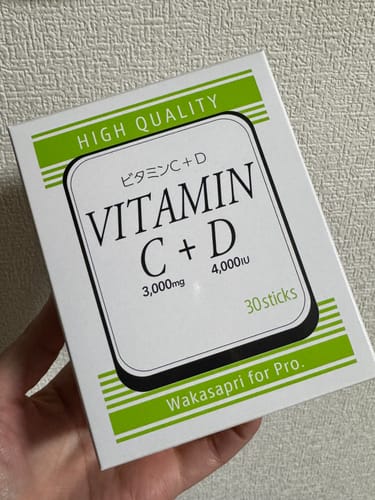 Customer photo review of ビタミンC+D -Wakasapri for Pro.