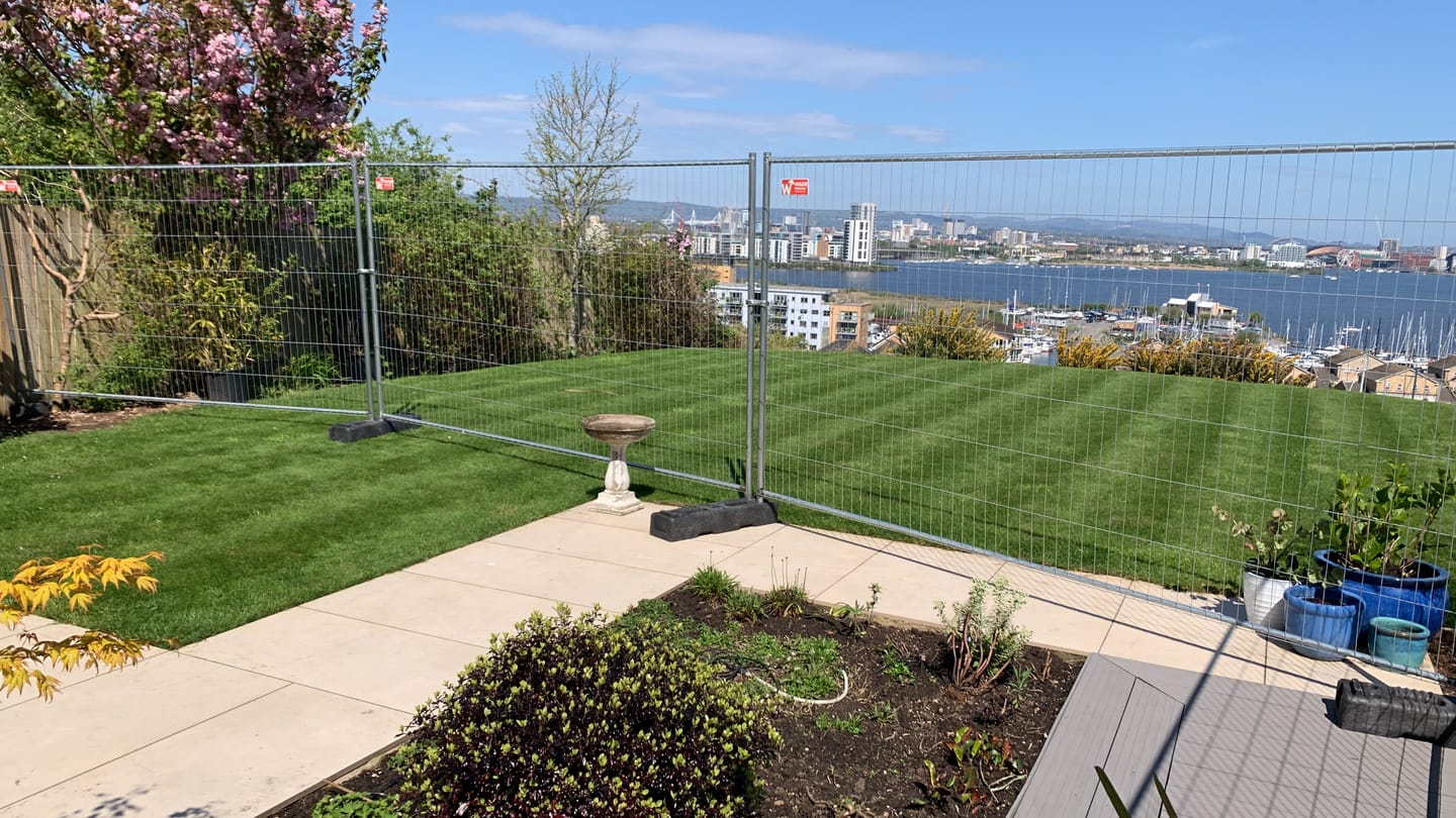 Customer photo review of Eco Standard Temporary Fence Panel