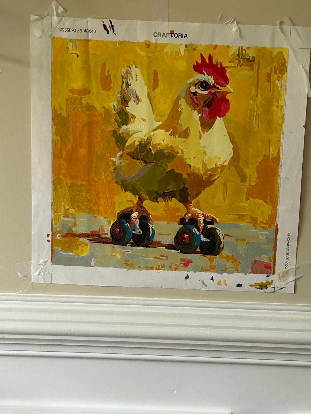 Customer photo review of Roller Skating Chicken