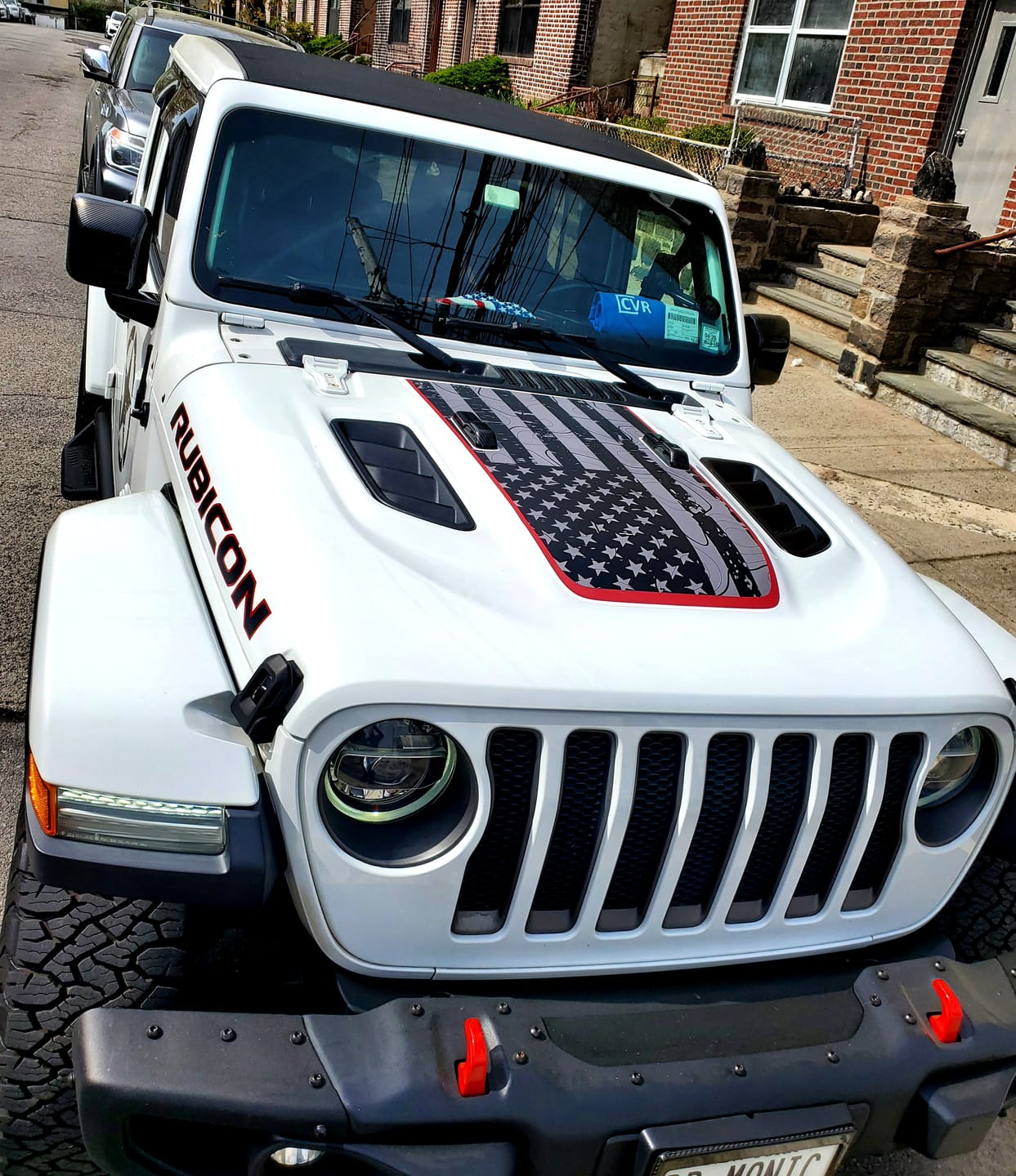 Customer photo review of Rubicon Hood Lettering - Colored Outline