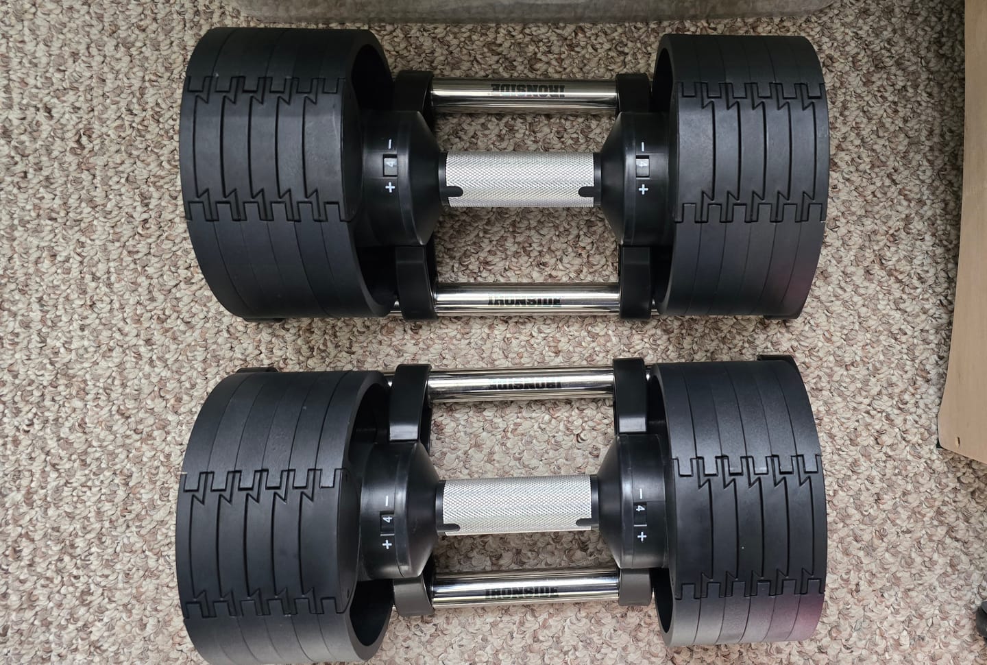 Customer photo review of Mancuerna Ajustable IRONSIDE Block