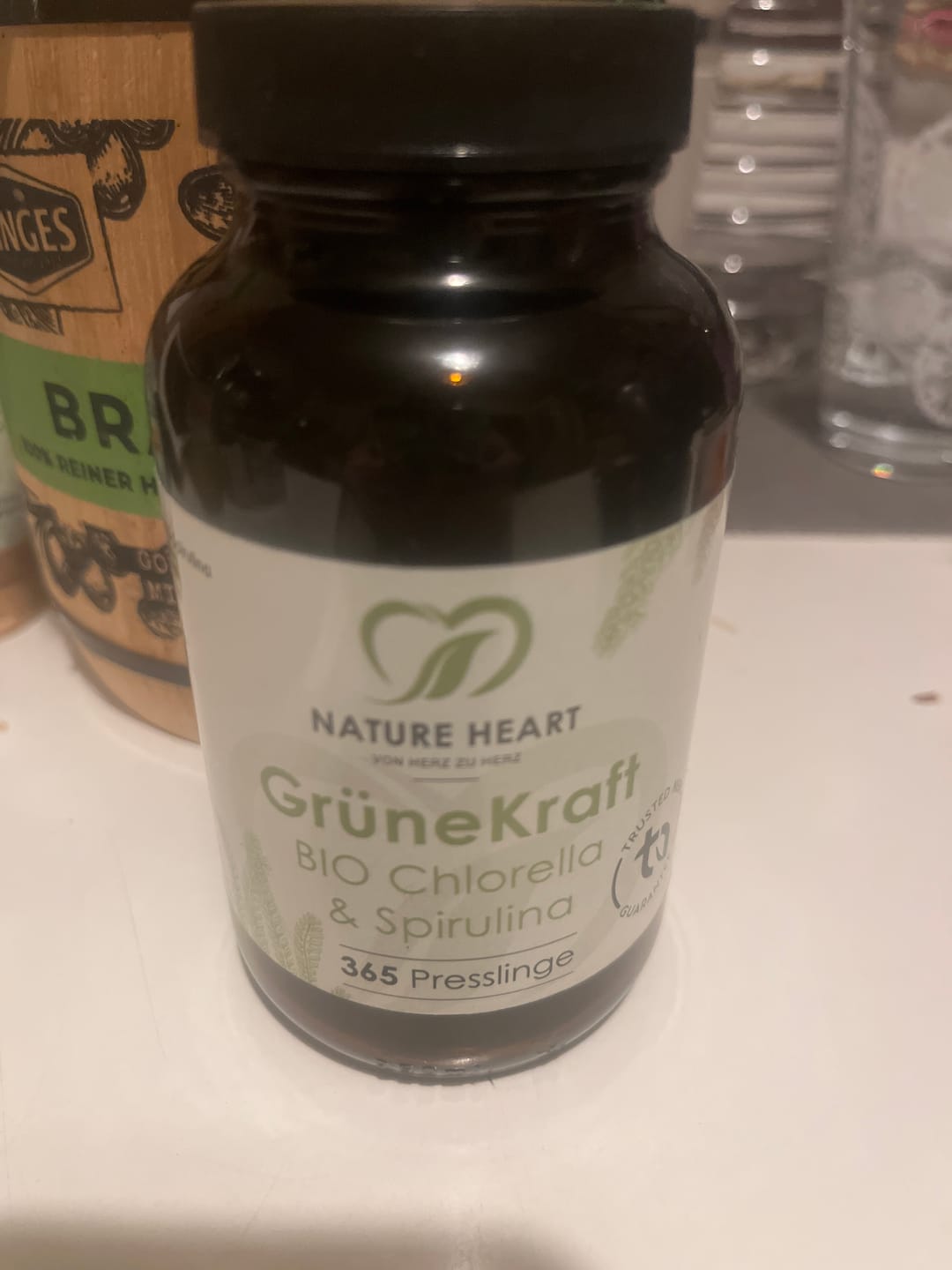 Customer photo review of Grüne Kraft - Bio Chlorella & Spirulina