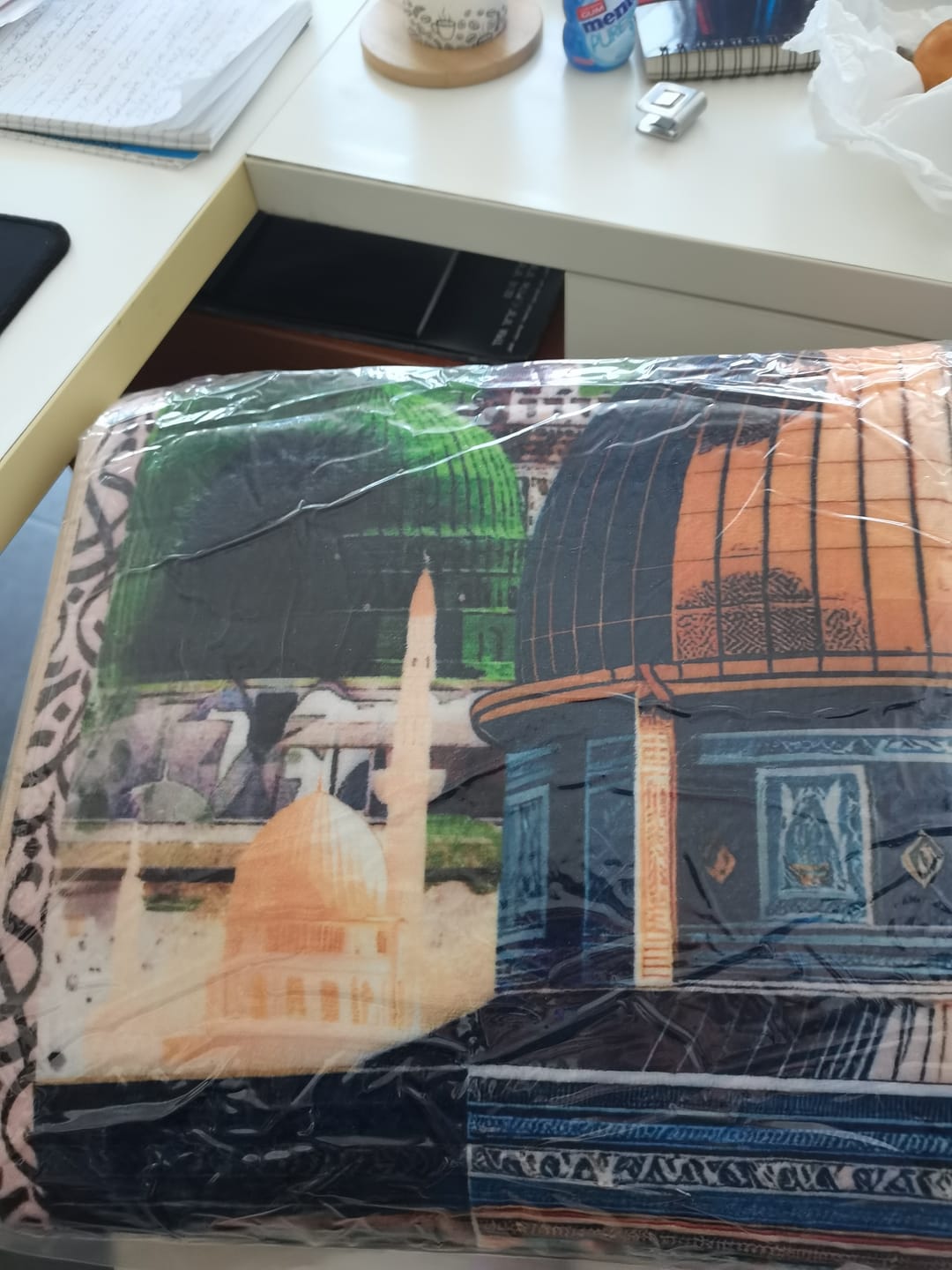 Customer photo review of Al-Haramain & Al-Aqsa  Padded Prayer Mat