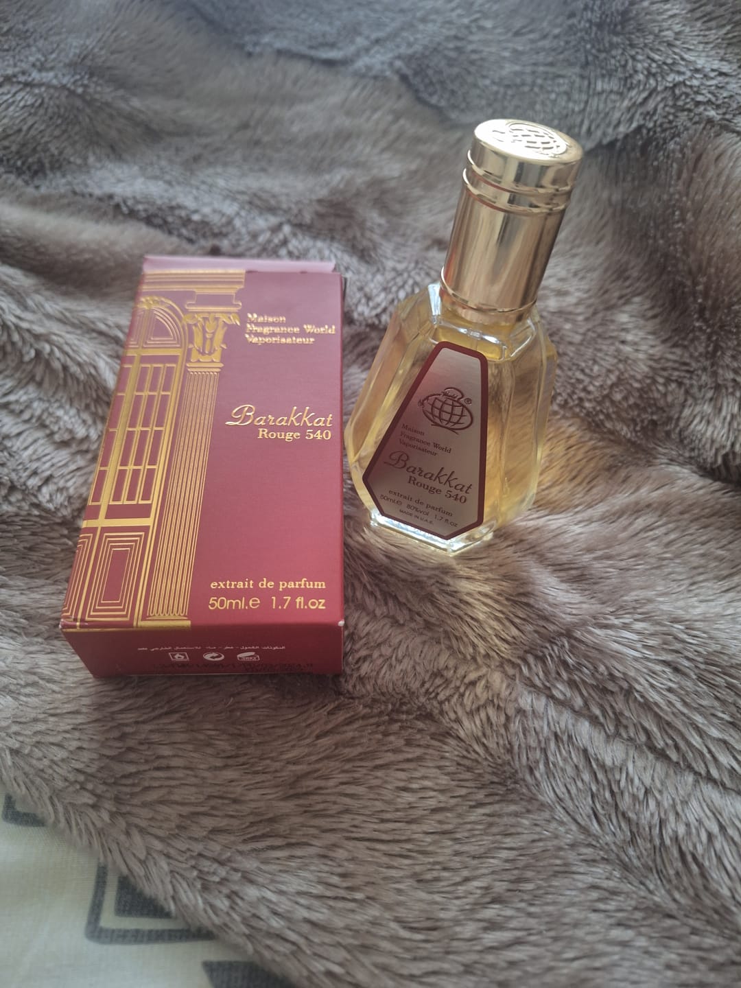 Customer photo review of Barakkat Rouge 540 Extrait edp 50ml