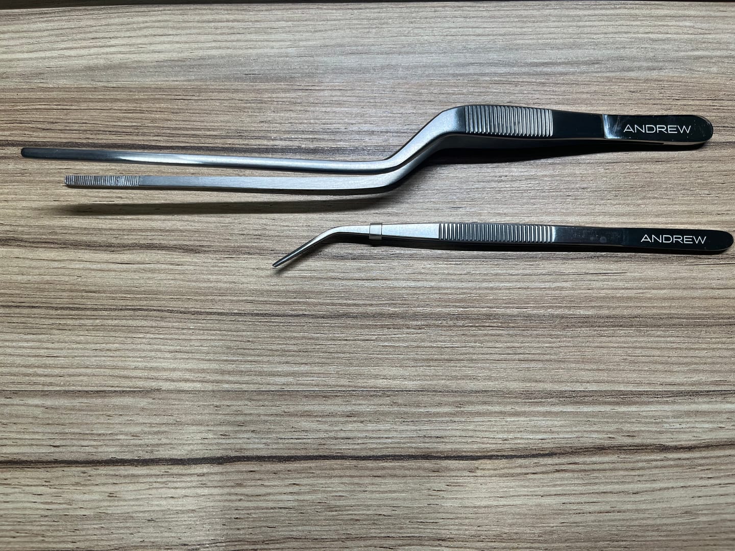 Customer photo review of Chef's Tweezers Duo Small + Medium