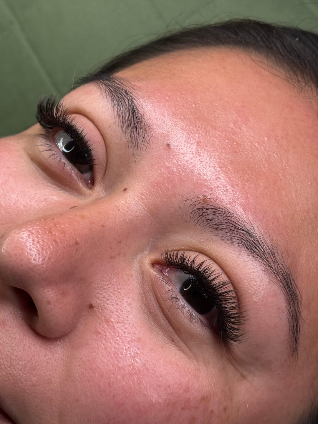 Customer photo review of Mixed W Lashes (36 rows)