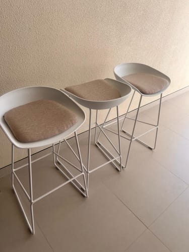 Customer photo review of Bar Stool 30Chair-White