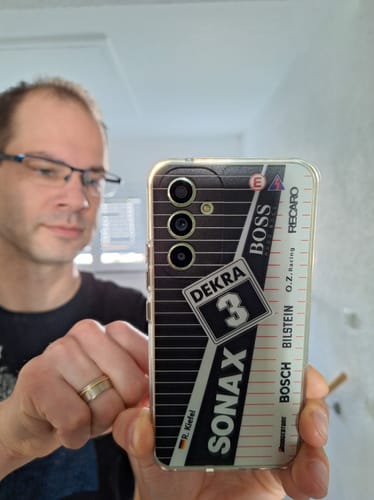 Kundenbewertung mit Foto zu 190E Evo II #3 DTM Champion 1992 Livery - Individuelle Handyhülle für Samsung