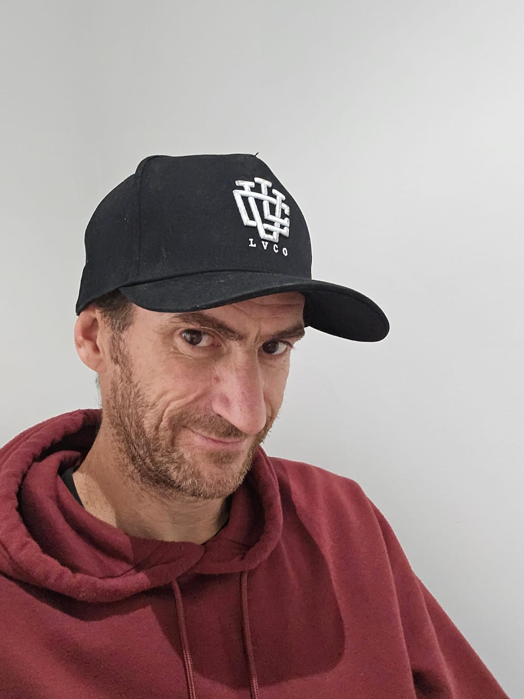 Customer photo review of LVCO "Jet Black" A-Frame Snapback