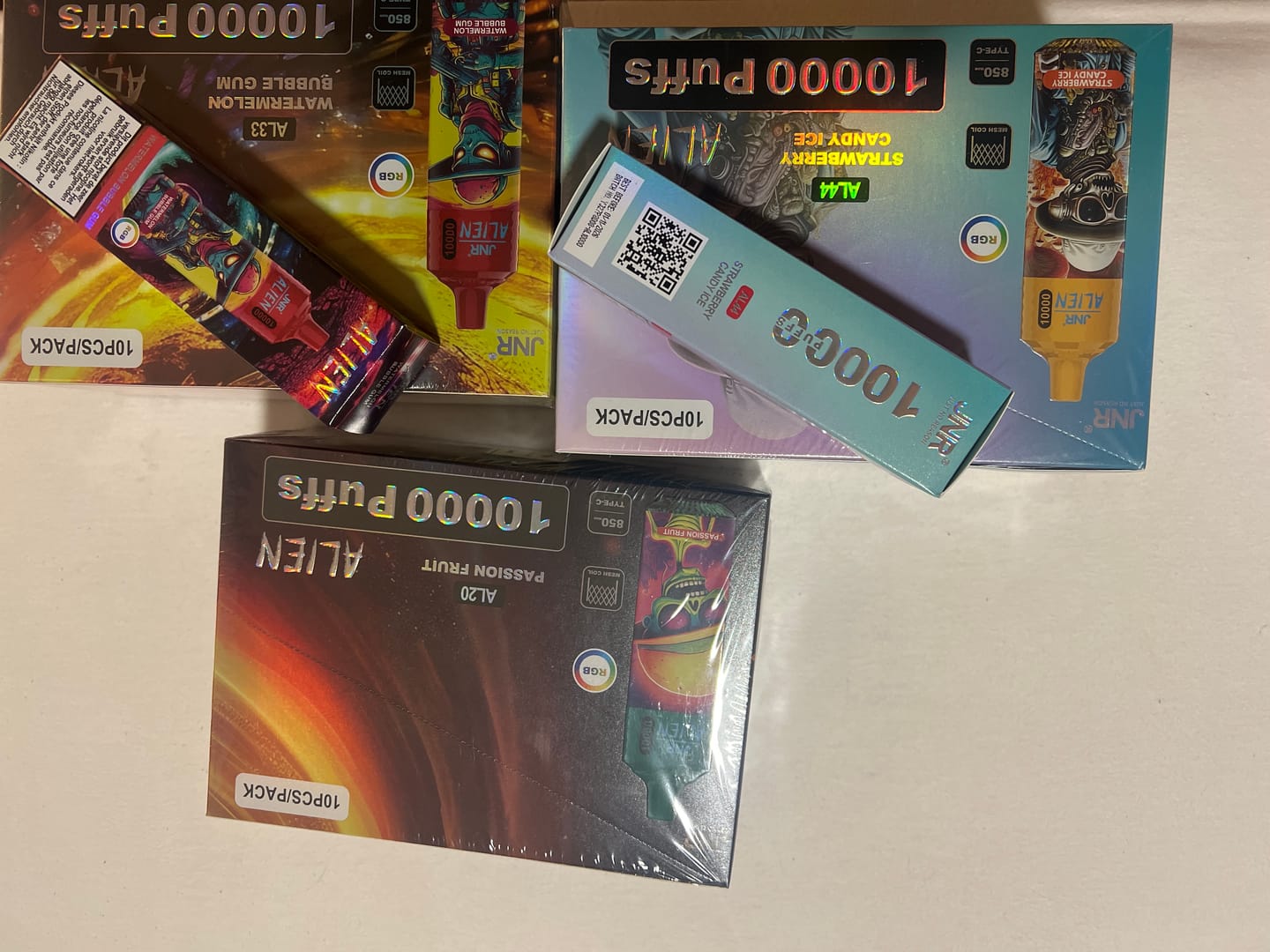Customer photo review of JNR Alien 10000 (Box of 10)
