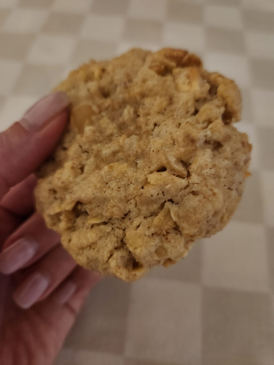 Customer photo review of White Choc and Macadamia Nut Packet Mix