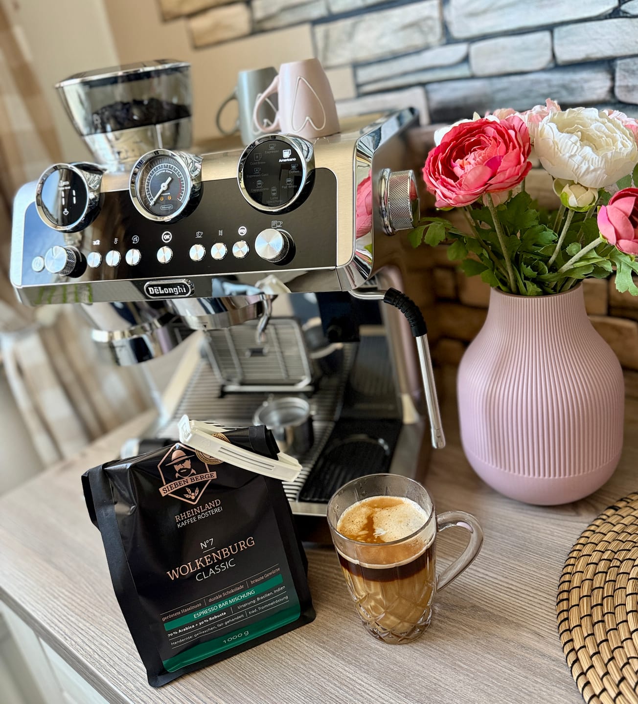 Customer photo review of N°7 Wolkenburg Classic – Zeitlose Eleganz – Espresso Bar Mischung