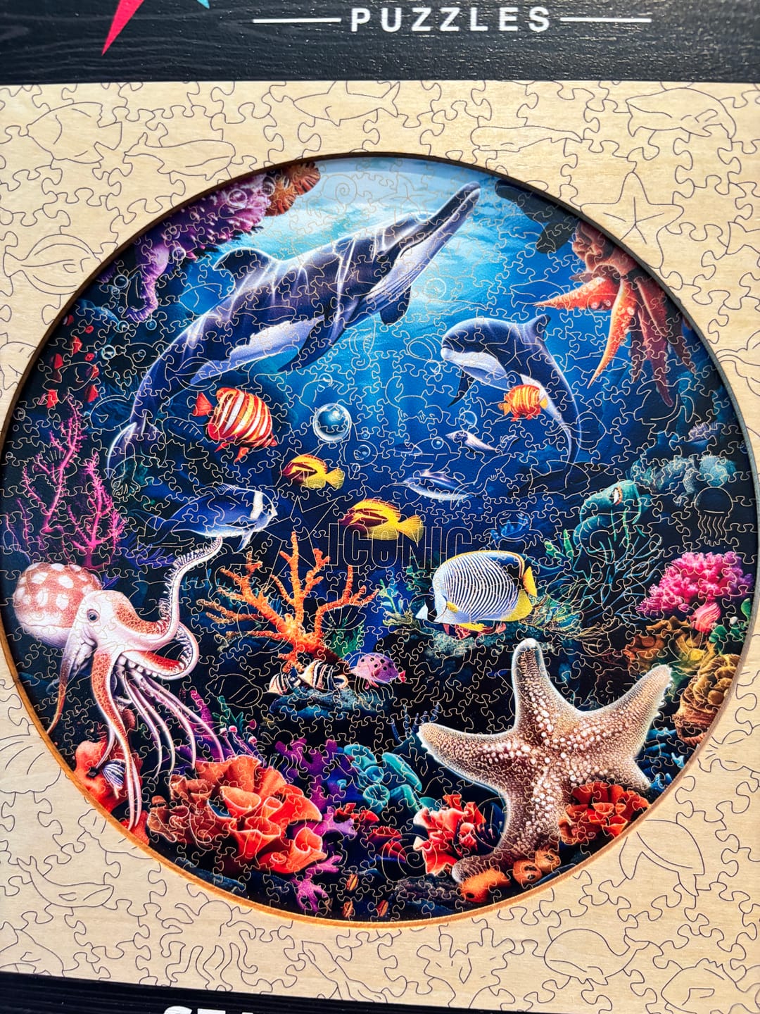 Customer photo review of Sea Animals - Wooden Puzzle