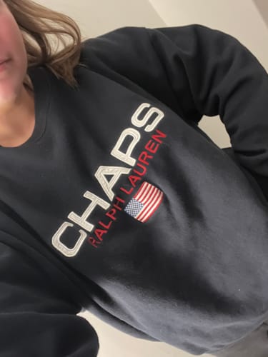 Customer photo review of Vintage Chaps Ralph Lauren Sweatshirt (XL)