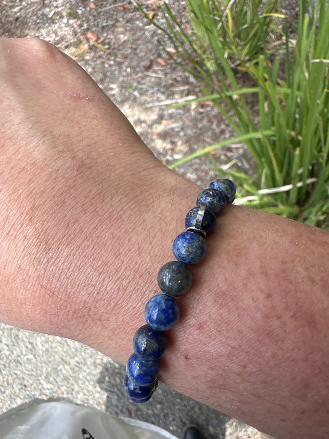 Customer photo review of Lapis Lazuli Bracelet