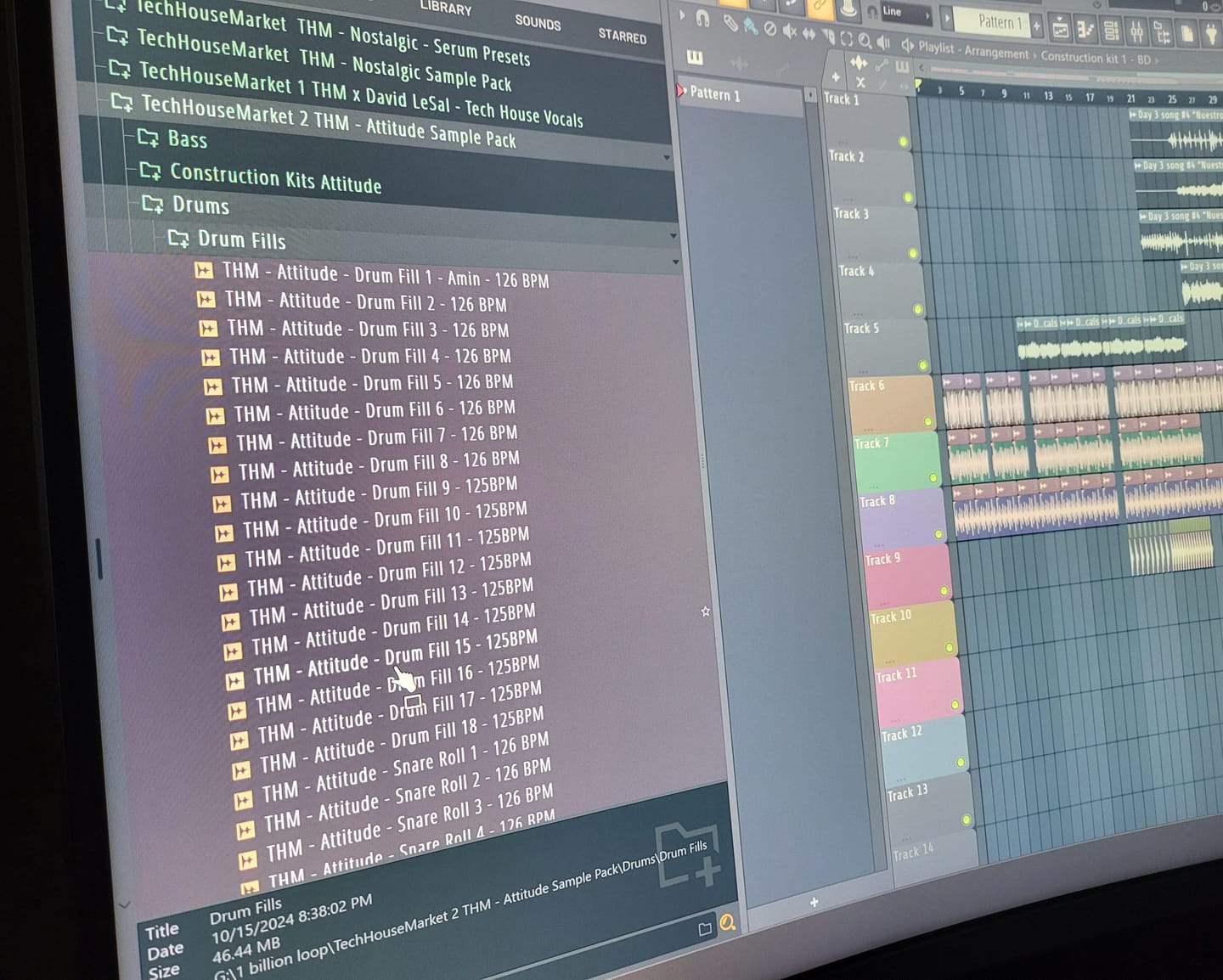 Customer photo review of Attitude - Tech House Sample Pack
