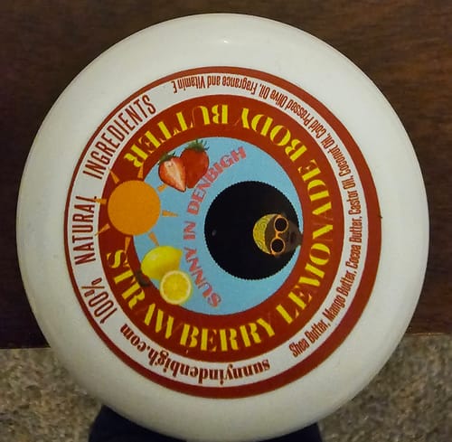 Customer photo review of Strawberry Lemonade Body Butter