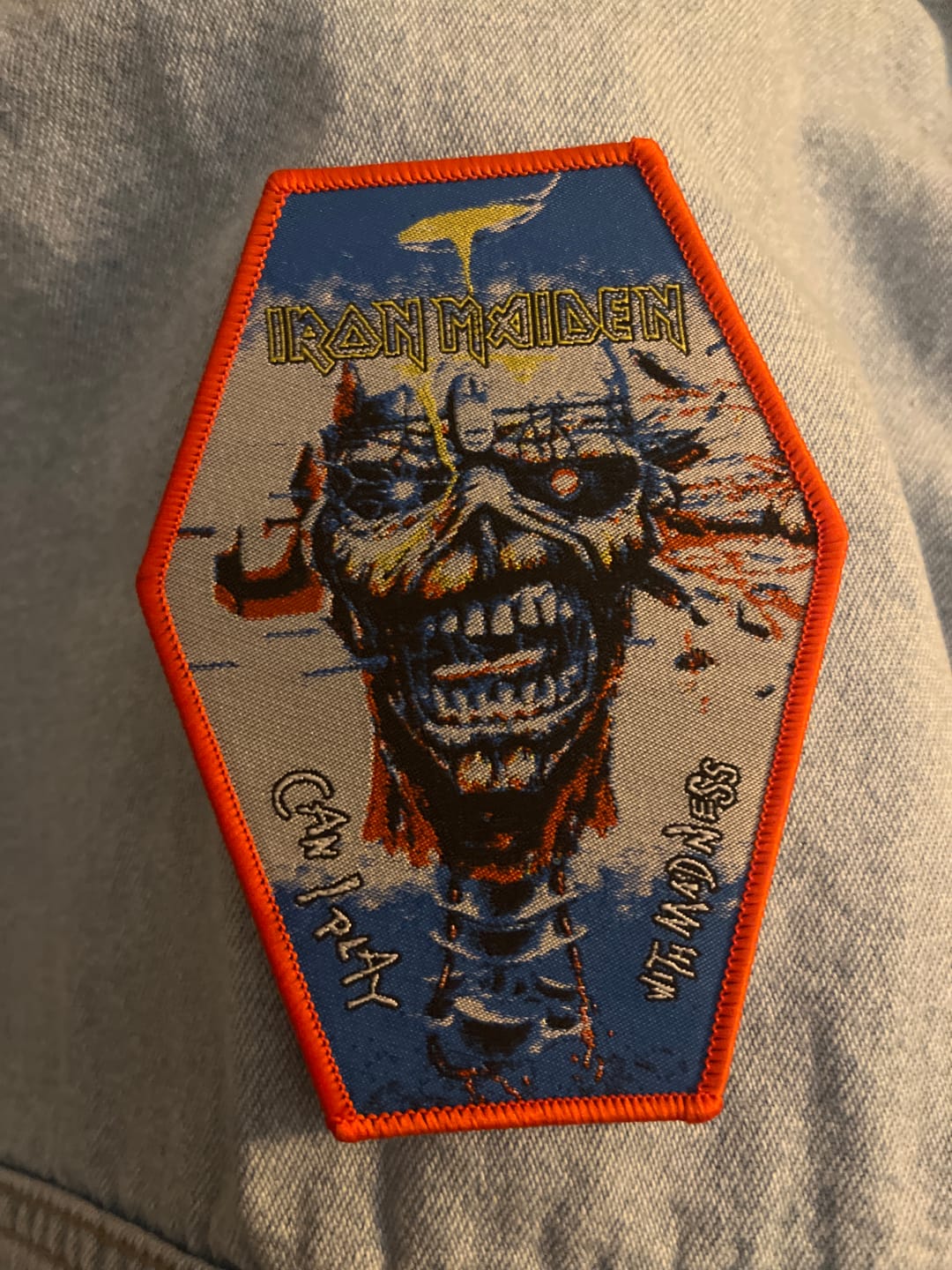 Customer photo review of Iron Maiden - Can I Play With Madness - Patch