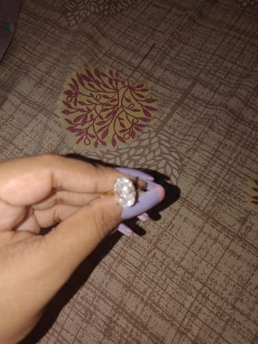 Customer photo review of WIFEY RING - Fine Silver