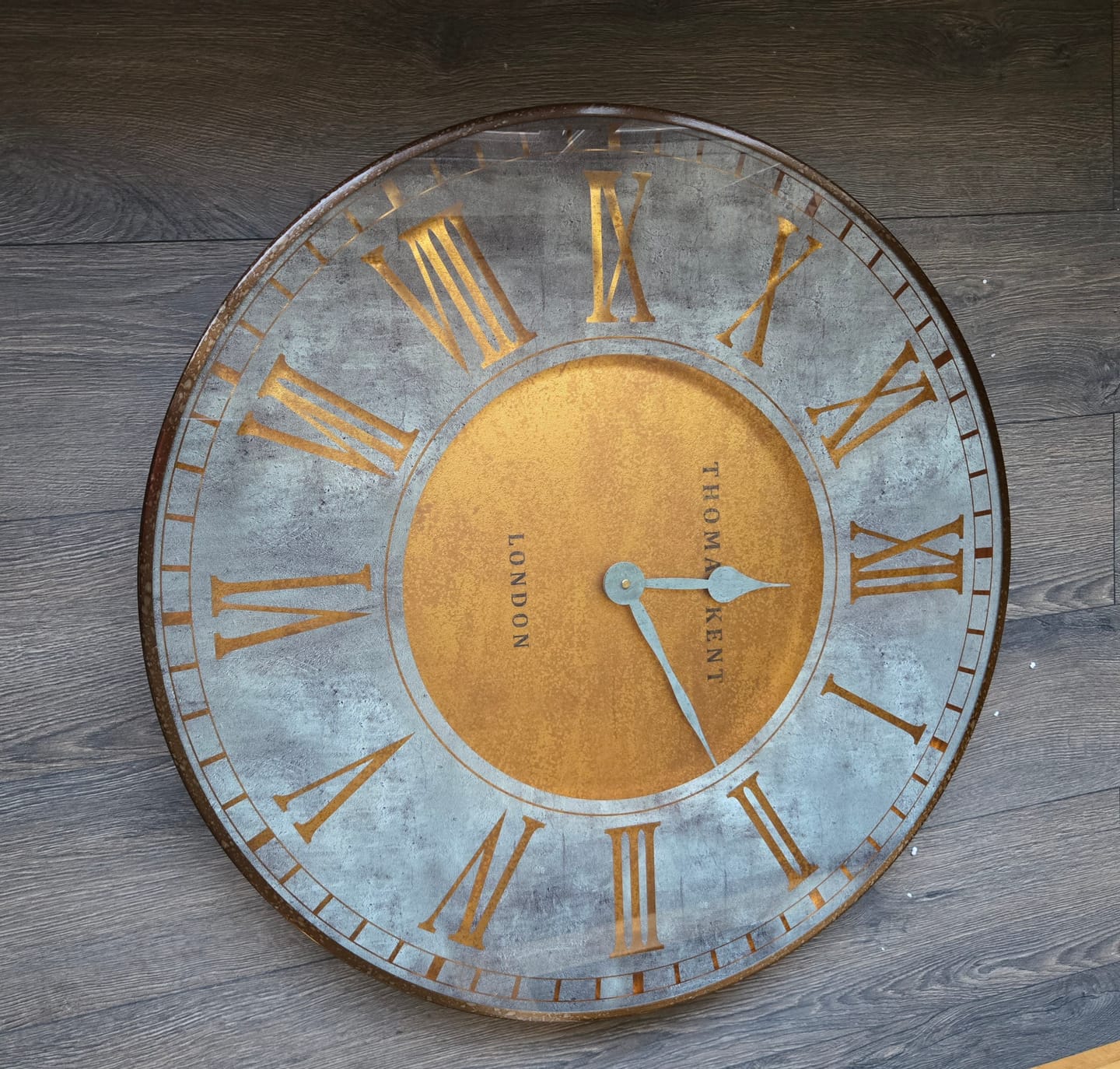 Customer photo review of Thomas Kent London. Florentine Star Wall Clock 30" (74cm) Gold.