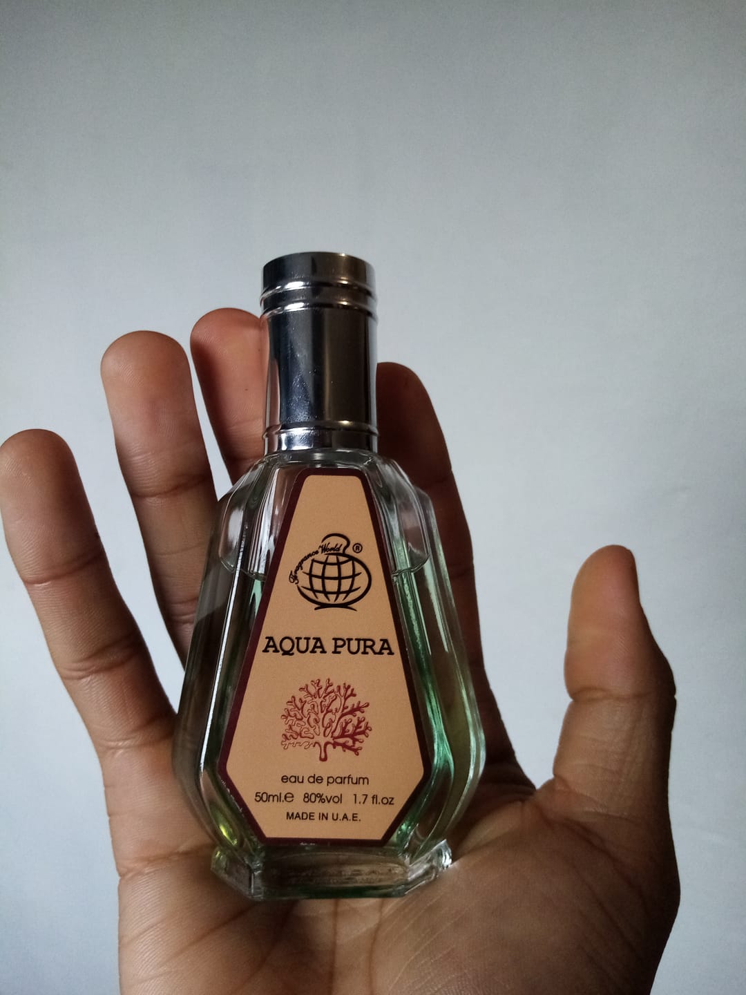 Customer photo review of Aqua Pura 50ml