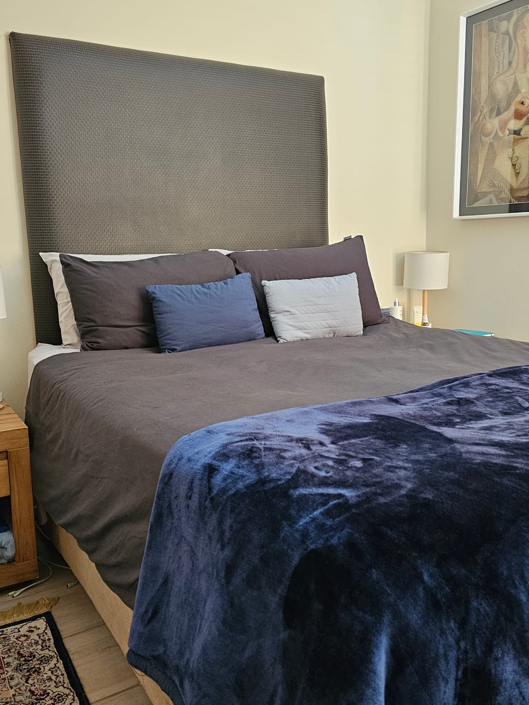 Customer photo review of Deep Charcoal Duvet Cover Set