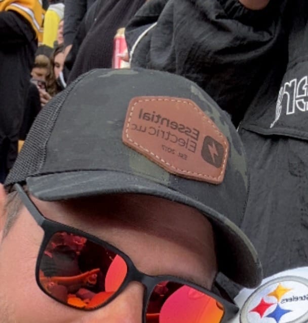Customer photo review of Richardson 862 Camo Custom Leather Patch Hat