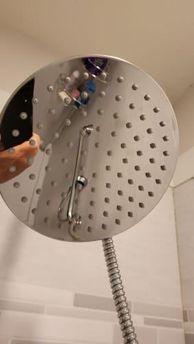 Customer photo review of 8 Inch Rain Shower Head