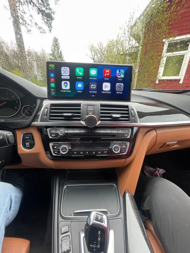 Customer photo review of 12.3'' Ultra CarPlay Android Auto Linux screen for BMW 3/4er F30~F36 NBT(13-16)