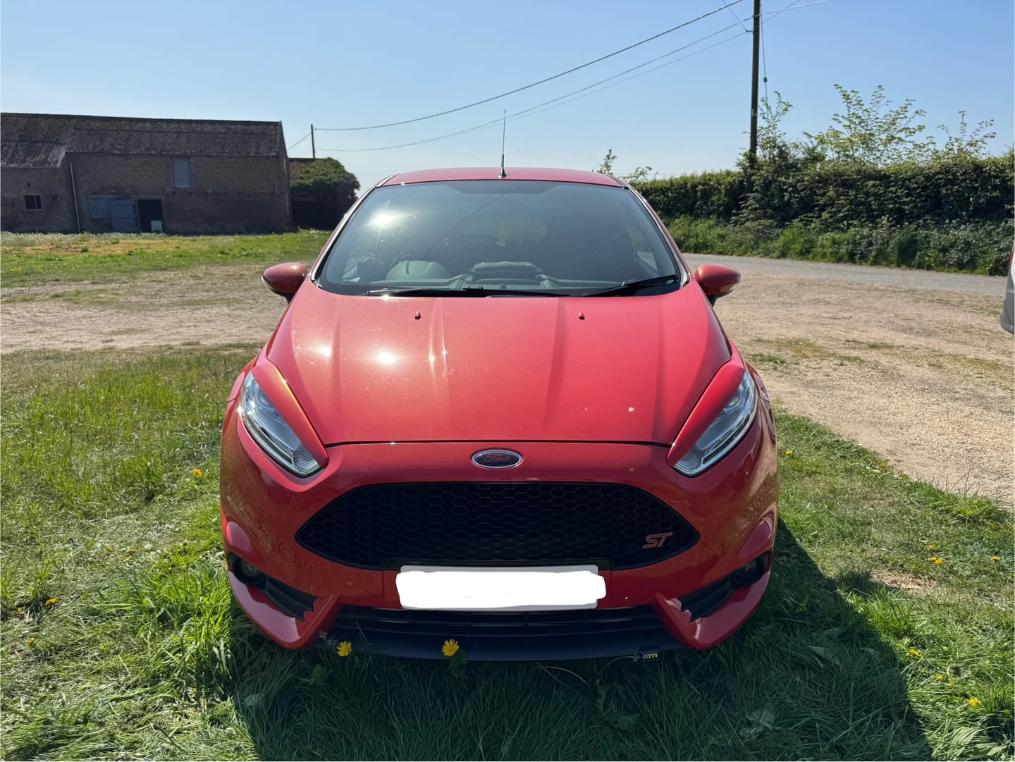 Customer photo review of Proform Headlight Eyebrows - Mk7.5 Fiesta (Various Finishes)