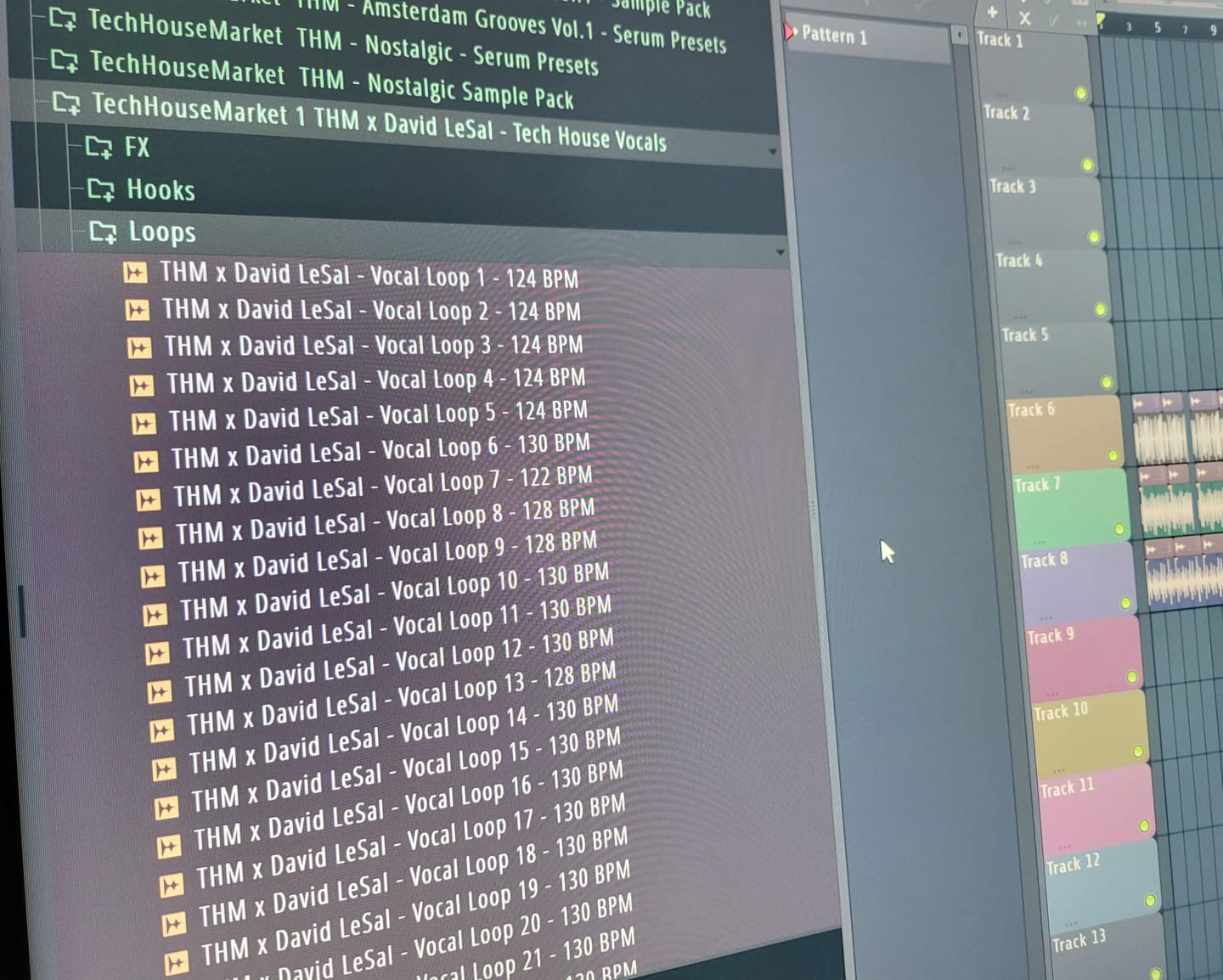 Customer photo review of Tech House Vocal Sample Pack x David LeSal
